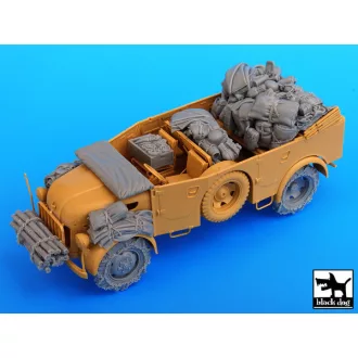   Black Dog German Steyr 1500Abig accessories set for Tamiya – járműmakett-kiegészítő