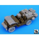 Black Dog US Jeep big accessories set for Tamiya