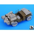 Black Dog US Jeep big accessories set for Tamiya
