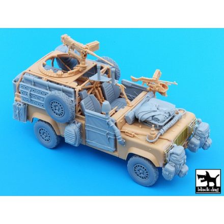 Black Dog Defender Wolf accessories set for Hobby Boss