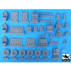 Black Dog Defender Wolf accessories set for Hobby Boss