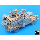 Black Dog Defender Wolf accessories set with crew for Hobby Boss