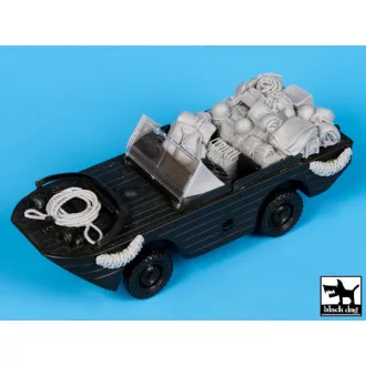   Black Dog Ford G.P.A Amphibian accessories set for Tamiya – járműmakett-kiegészítő