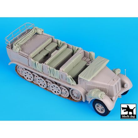 Black Dog Sd.Kfz 8 accessories set for Trumpeter
