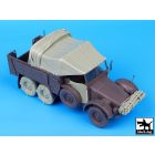 Black Dog Krupp Protze big accessories set for Tamiya