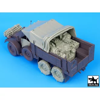   Black Dog Krupp Protze big accessories set for Tamiya – járműmakett-kiegészítő