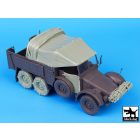 Black Dog Krupp Protze accessories set for Tamiya