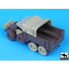 Black Dog Krupp Protze accessories set for Tamiya