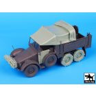 Black Dog Krupp Protze accessories set for Tamiya