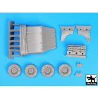 Black Dog Krupp Protze accessories set for Tamiya
