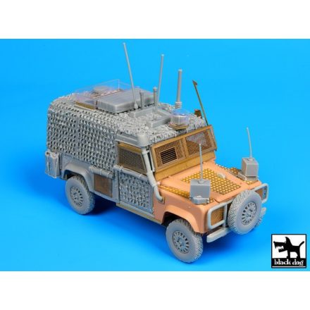 Black Dog Land Rover Defender Snatch Barracuda for Hobby Boss
