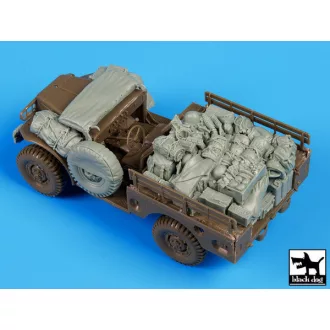   Black Dog Us Dodge airborne after drop accessories set for AFV – járműmakett-kiegészítő