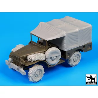   Black Dog US Dodge accessories set for AFV – járműmakett-kiegészítő