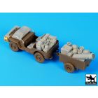 Black Dog British para Jeep after drop accessories set for Bronco