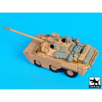   Black Dog AMX 10 RCR Separ accessories set for Tiger-Model – járműmakett-kiegészítő