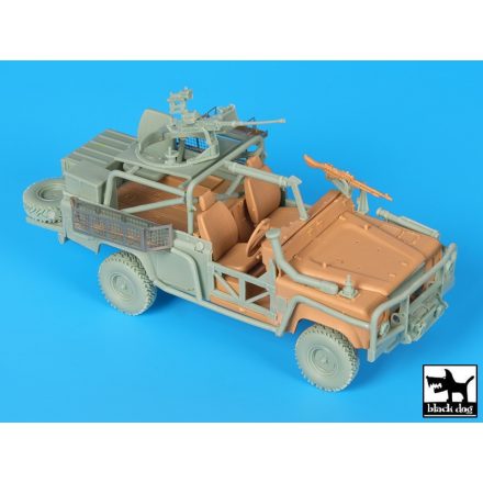 Black Dog Land Rover Australian spec.forces accessories set for Hobby Boss