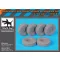 Black Dog Australian Land Rover wheels accessories set – járműmakett-kiegészítő