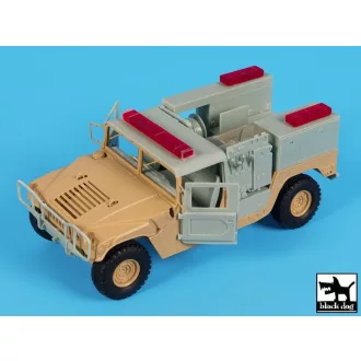 Black Dog Hummer mini pumper conversion set for Tamiya