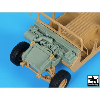   Black Dog Engine M 1025 Humvee for Tamiya – járműmakett-kiegészítő