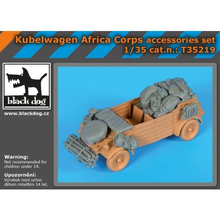 Black Dog Kübelwagen Africa Corps accessories set
