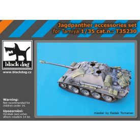Black Dog Jagdpanther accessories set for Tamiya