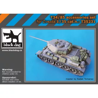   Black Dog T-34/85 accessories set for Zvezda – járműmakett-kiegészítő