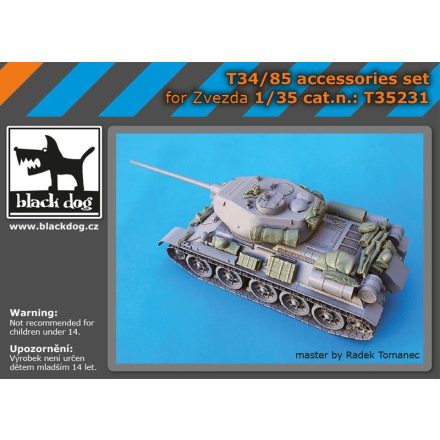 Black Dog T-34/85 accessories set for Zvezda