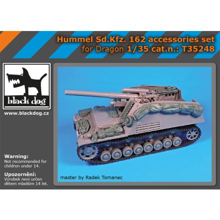 Black Dog Hummel Sd.Kfz 162 Accessories Set for Dragon