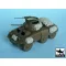 Black Dog M 8 accesories set for Tamiya 32551, 8 resin parts – járműmakett-kiegészítő
