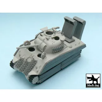   Black Dog US Marine Sherman accessories set for Hobby Boss 84803, 19 resin parts – járműmakett-kiegészítő