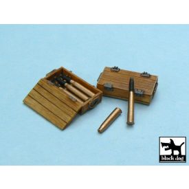 Black Dog Pz.Kpfw IV ammo boxes 10 boxes + ammo