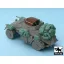 Black Dog Sd.Kfz. 222 accessories set for ICM 48191 and Tamiya future release, 12 resin parts – járműmakett-kiegészítő