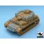 Black Dog Pz.Kpfw. IV Ausf J accessories set for Tamiya 32518, 20 resin parts – járműmakett-kiegészítő