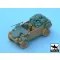 Black Dog Kübelwagen accessories set for Tamiya 32503, 26 resin parts – járműmakett-kiegészítő
