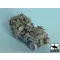 Black Dog British SAS Jeep north Africa 1942 for Tamiya 32552, 34 resin parts – járműmakett-kiegészítő