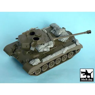   Black Dog M26 Pershing accessories set for Tamiya 32537, 17 resin parts – járműmakett-kiegészítő