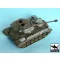 Black Dog M26 Pershing accessories set for Tamiya 32537, 17 resin parts – járműmakett-kiegészítő