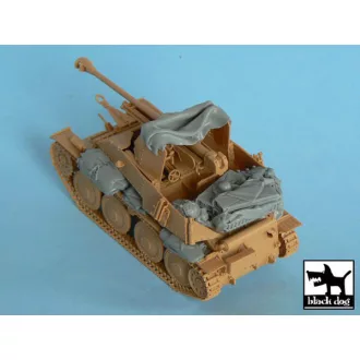   Black Dog Marder III accessories set for Tamiya 32560, 13 resin parts – járműmakett-kiegészítő