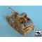 Black Dog Marder III accessories set for Tamiya 32560, 13 resin parts – járműmakett-kiegészítő
