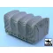 Black Dog US 2 1/2 ton Cargo Truck cargo bay canvas for Tamiya 32548, 1 resin part – járműmakett-kiegészítő