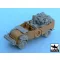 Black Dog Steyr Type 1500A/01 accessories set for Tamiya 32549, 25 resin parts – járműmakett-kiegészítő