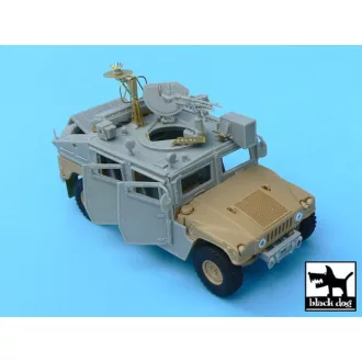   Black Dog IDF Uparmored Humvee conversion set for Tamiya kit, 50+ resin parts & PE parts – járműmakett-kiegészítő