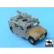 Black Dog IDF Uparmored Humvee conversion set for Tamiya kit, 50+ resin parts & PE parts – járműmakett-kiegészítő