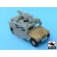 Black Dog IDF Uparmored Humvee conversion set for Tamiya kit, 50+ resin parts & PE parts – járműmakett-kiegészítő