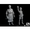 Black Dog Grandmother and grandson – figurakészlet