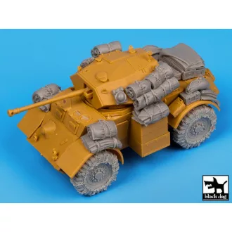   Black Dog British Staghound Mk III accessories set for Bronco models – járműmakett-kiegészítő