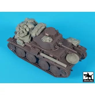   Black Dog German Panzer 38(t) ausf E/F accessories set – járműmakett-kiegészítő
