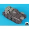 Black Dog German Panzer 38(t) ausf E/F accessories set – járműmakett-kiegészítő