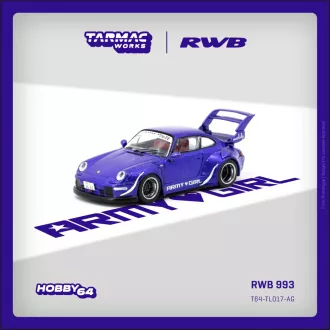 TARMAC PORSCHE 911 RWB 993 ARMY GIRL