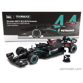   TARMAC MERCEDES GP F1 W11 EQ PERFORMANCE TEAM AMG PETRONAS MOTORSPORT N 44 WORLD CHAMPION WINNER SILVERSTONE BRITISH GP 2020 LEWIS HAMILTON